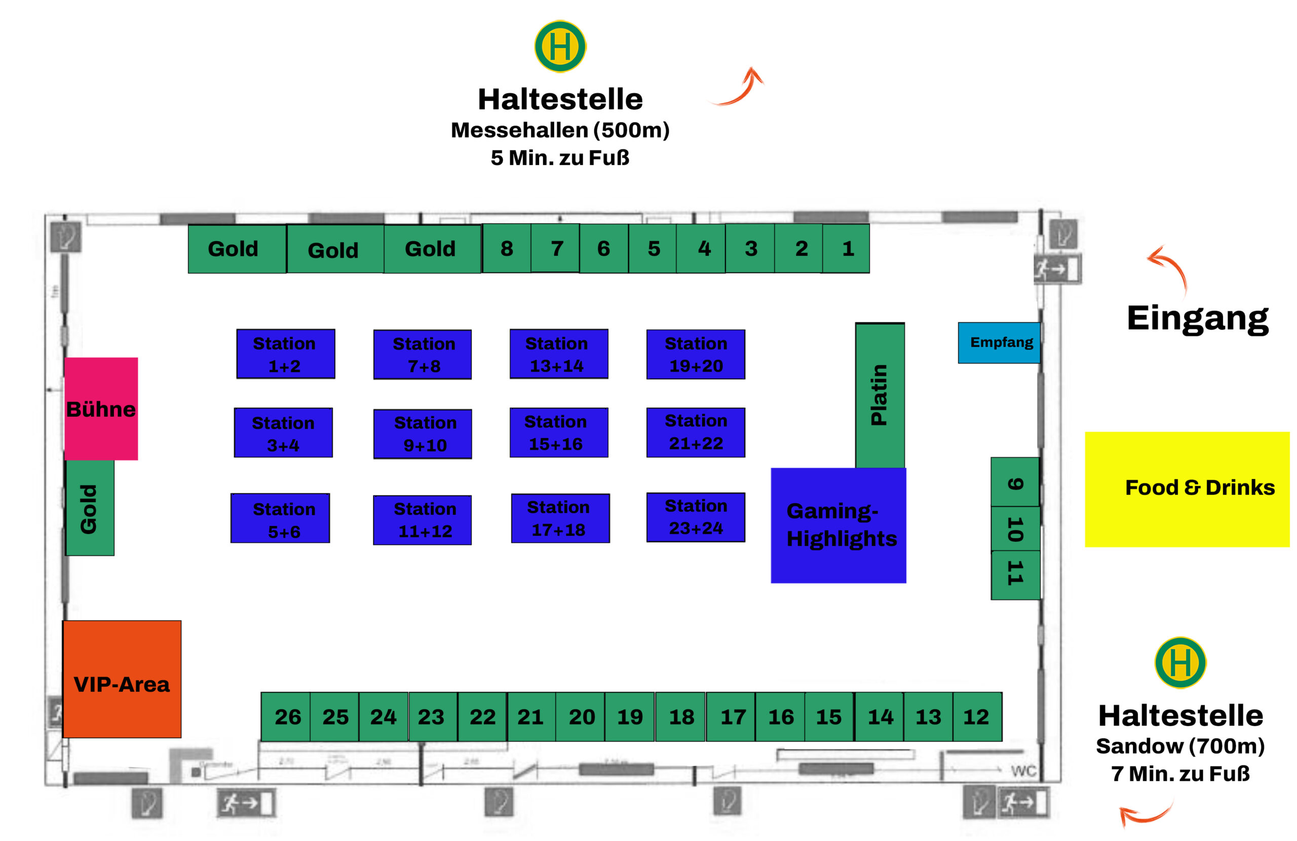 Lageplan Cottbus