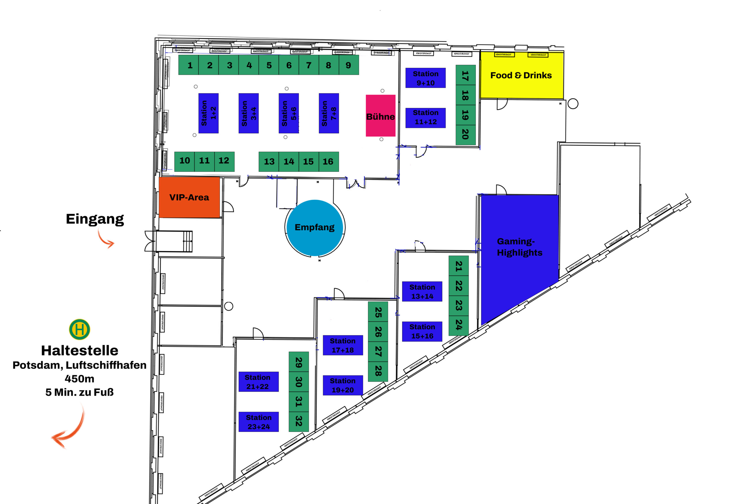 Lageplan Potsdam